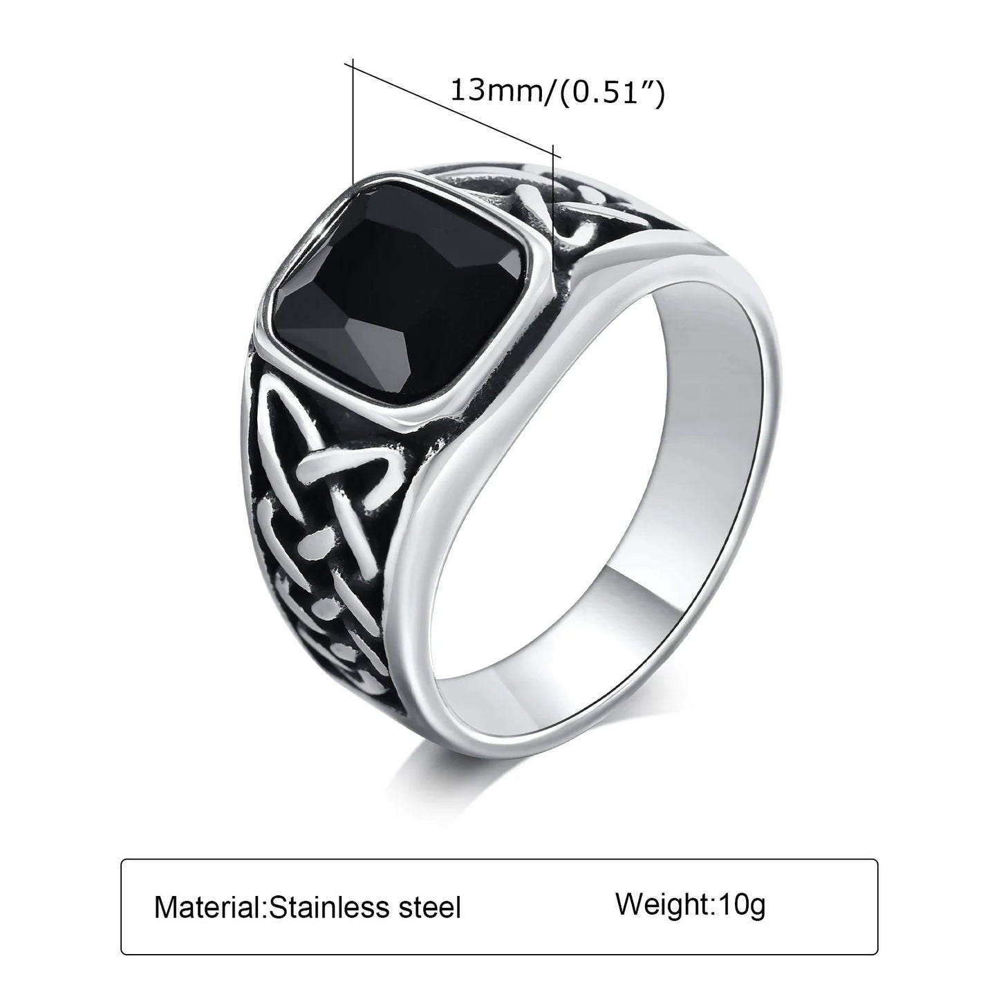 Mens Stone Rings