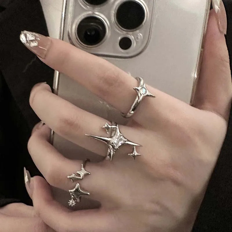 Woman Star Rings