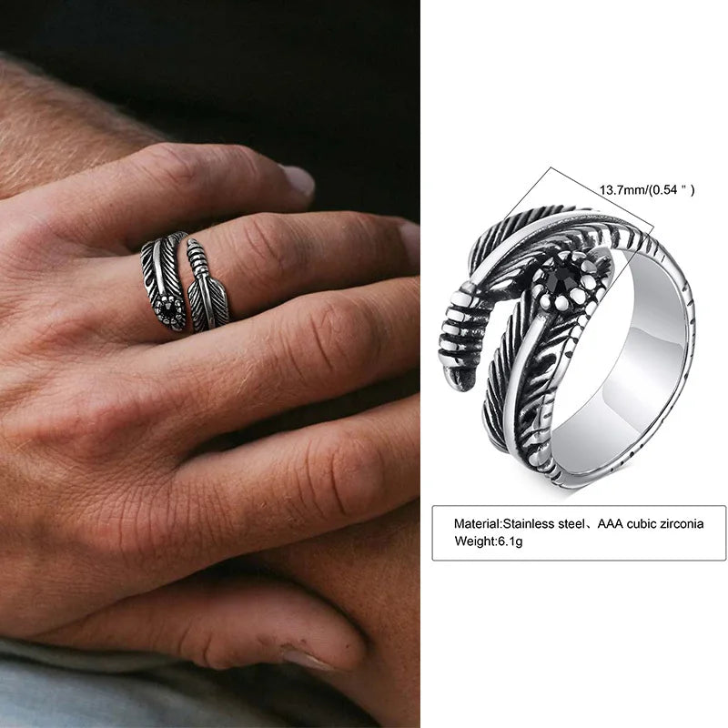 Mens Stone Rings