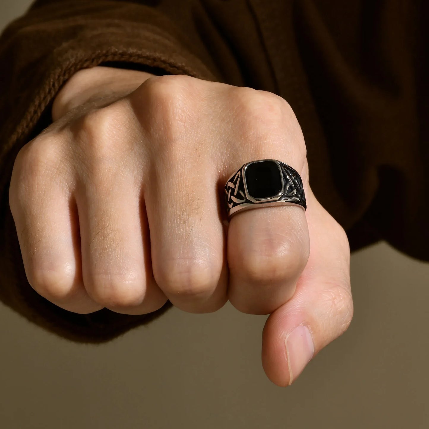 Mens Stone Rings