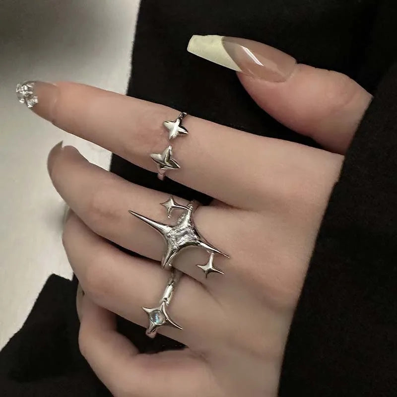 Woman Star Rings