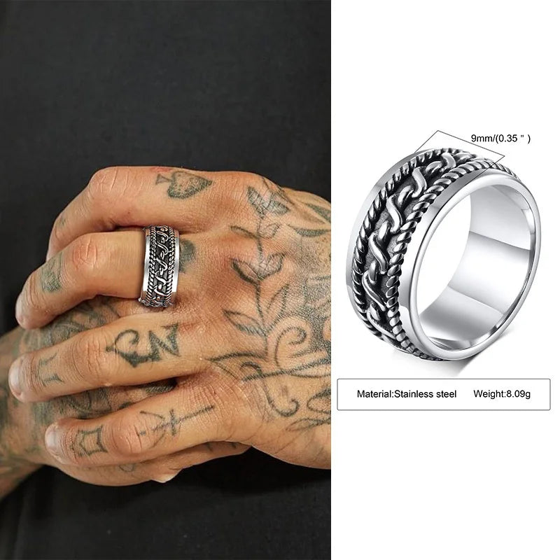 Mens Stone Rings